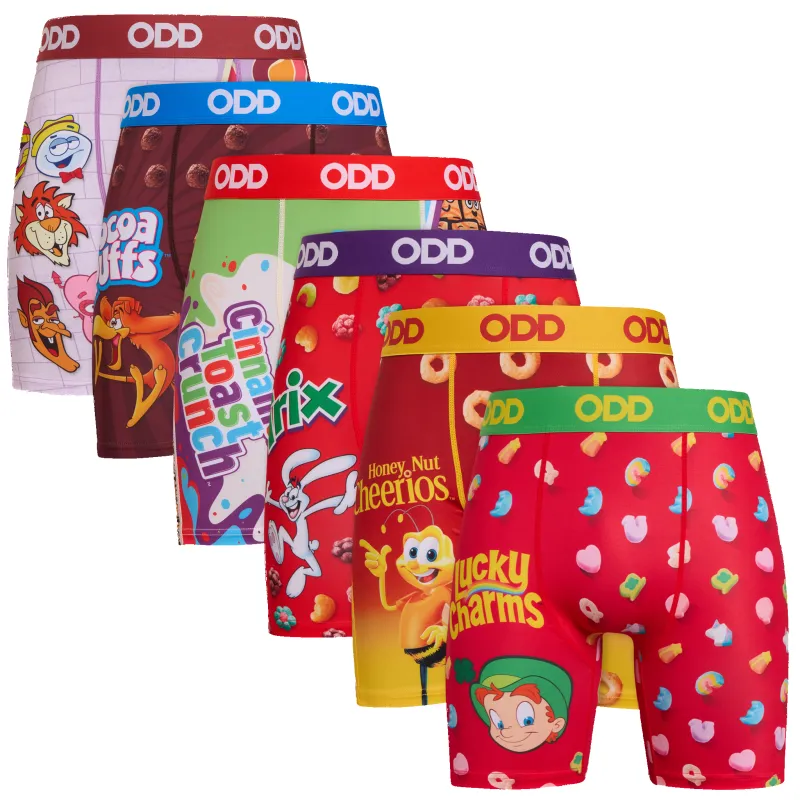 General Mills Cereal Men's Boxer Brief 6-Pack made by Odd Sox