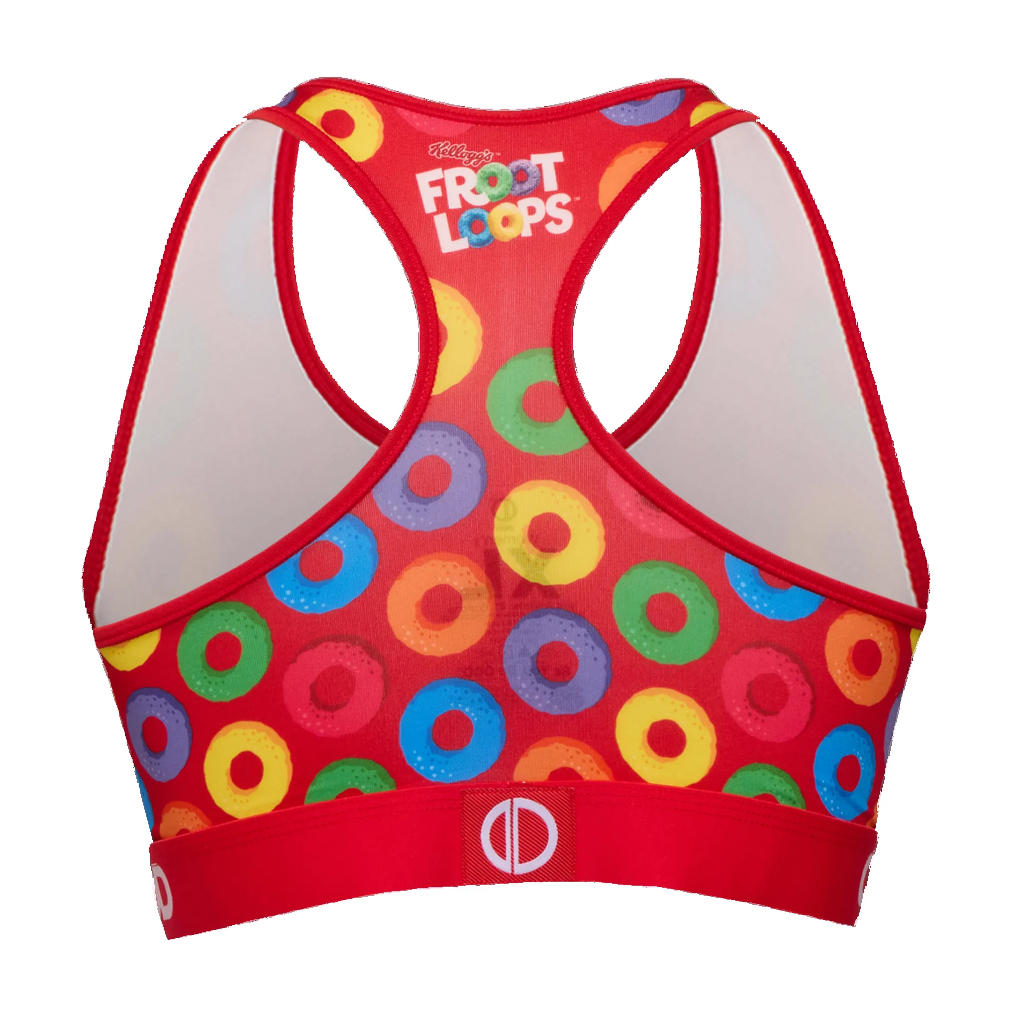 Froot Loops Women's Sports Bra sold by Odd Sox product image thumbnail 2