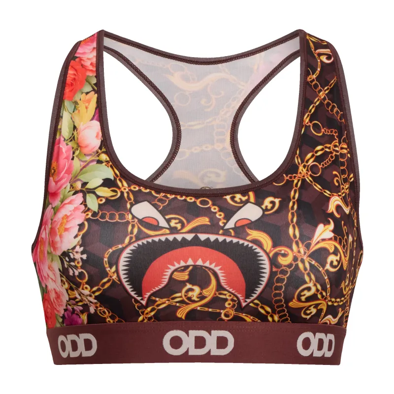 Warplane Designer Women's Sports Bra made by Odd Sox