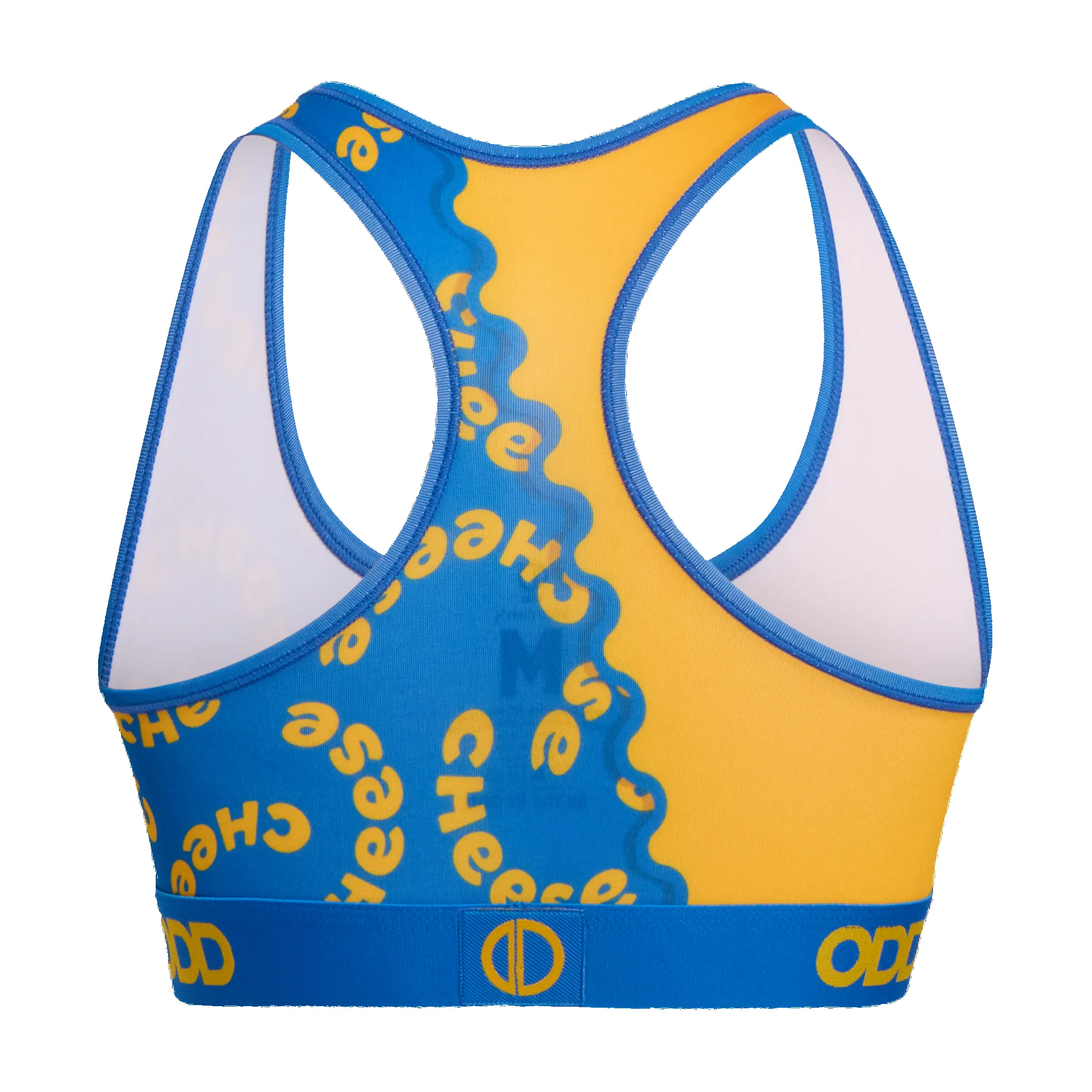 Kraft Mac & Cheese Drip Women's Sports Bra sold by Odd Sox product image thumbnail 2