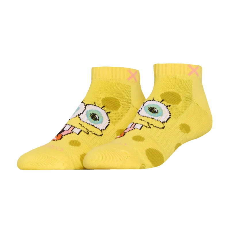 Spongebob Ankle Socks made by Odd Sox