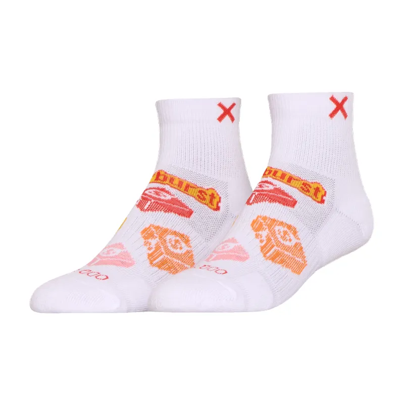 Starburst Quarter Socks made by Odd Sox