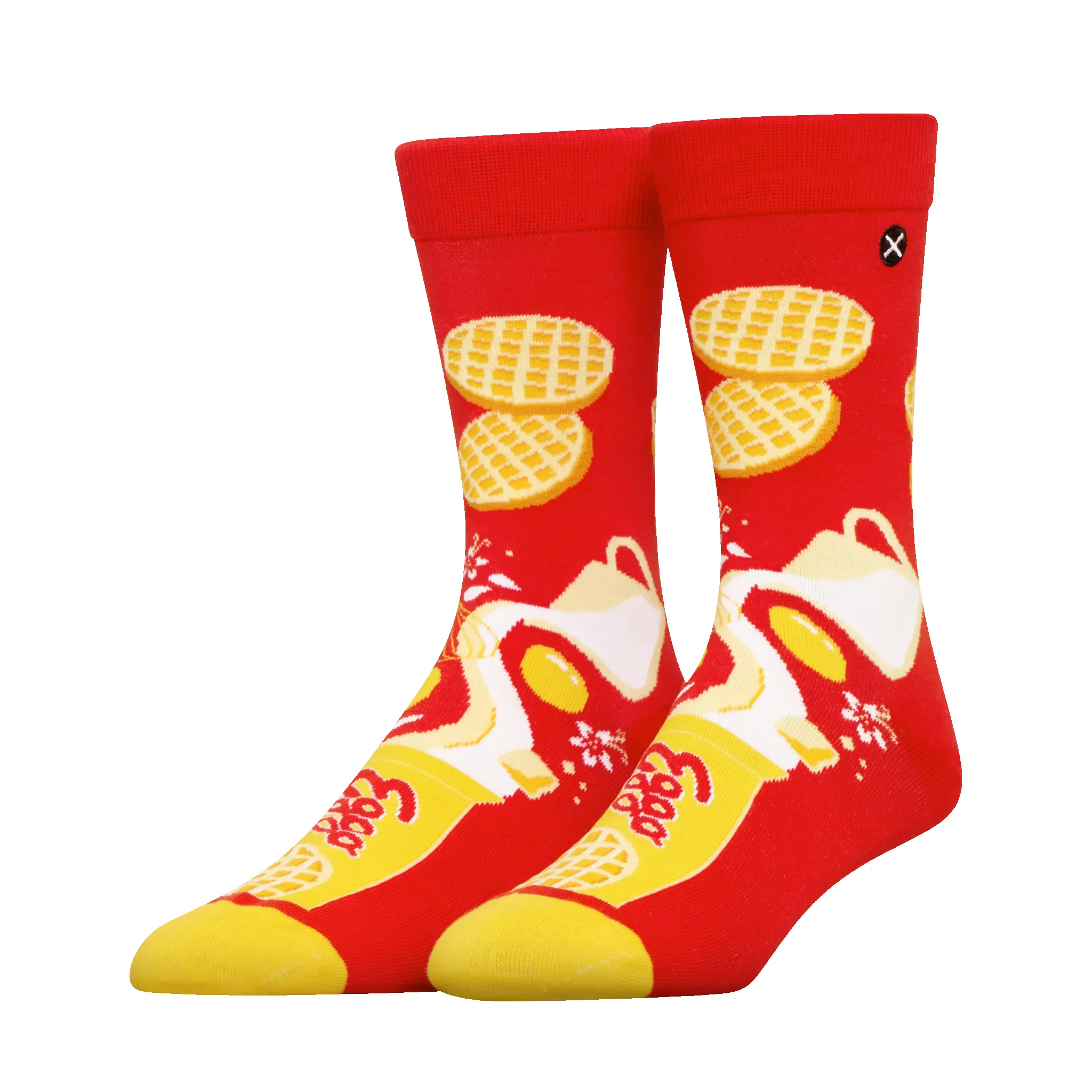 ODDMART Eggo Crew Socks 2-Pack sold by Odd Sox product image thumbnail 3