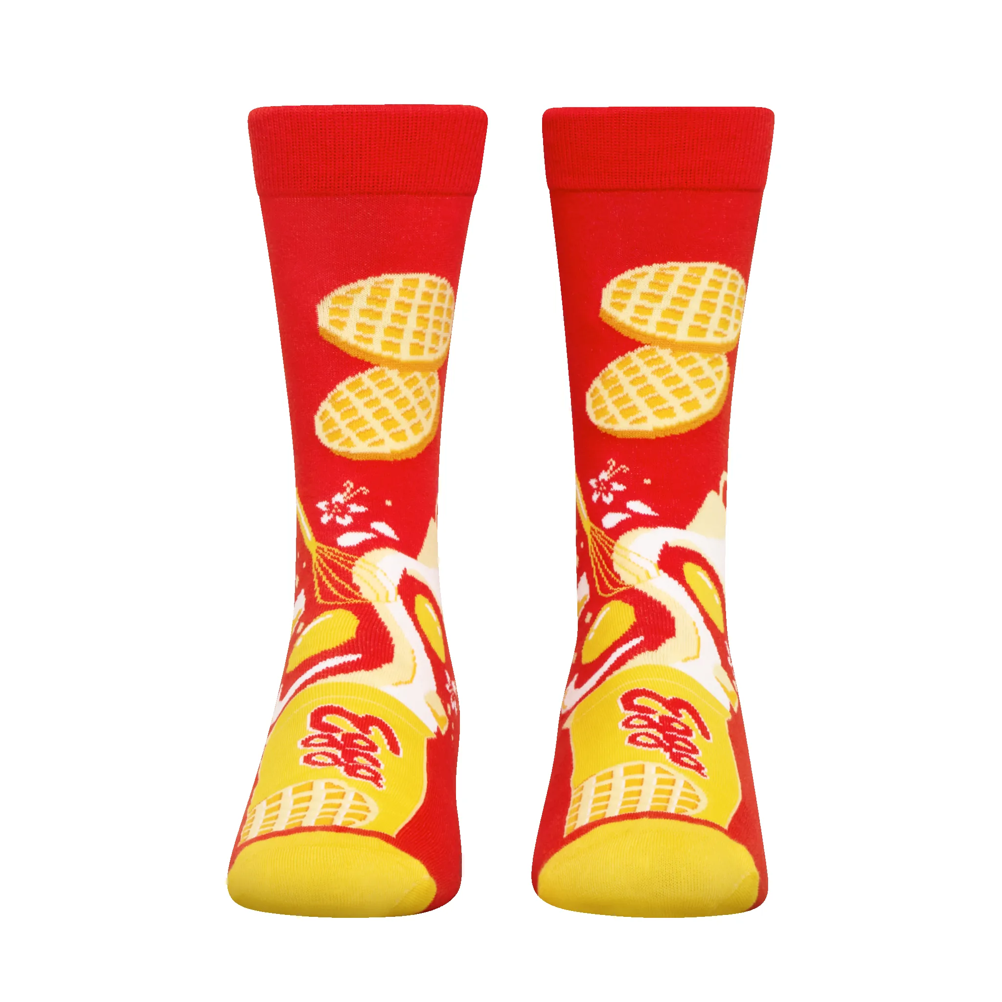 ODDMART Eggo Crew Socks 2-Pack sold by Odd Sox product image thumbnail 4