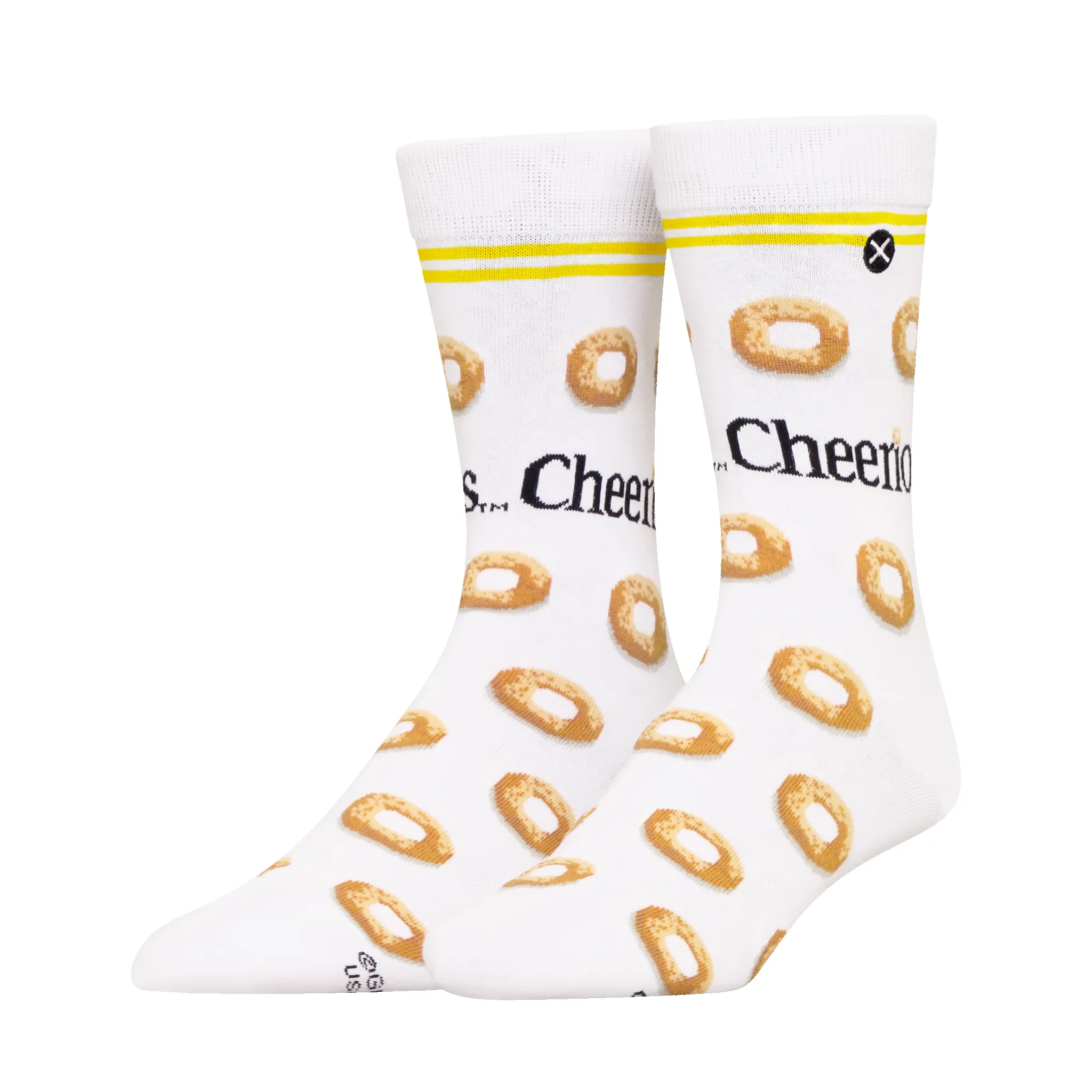ODDMART Cheerios Crew Socks 2-Pack sold by Odd Sox product image thumbnail 3