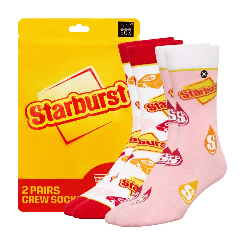 ODDMART Starburst Crew Socks 2-Pack made by Odd Sox