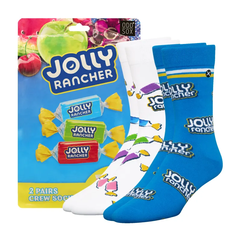 ODDMART Jolly Rancher Crew Socks 2-Pack made by Odd Sox