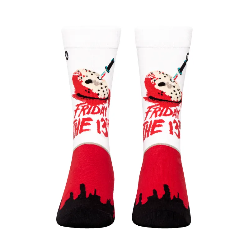 Friday The 13th Drip Crew Socks made by Odd Sox