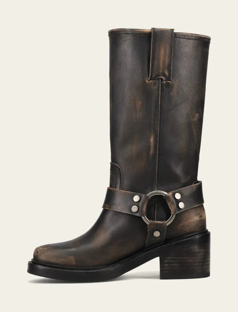 Frye Women's Kate Harness Distressed Black sold by Orleans Shoe Co. product image thumbnail 3