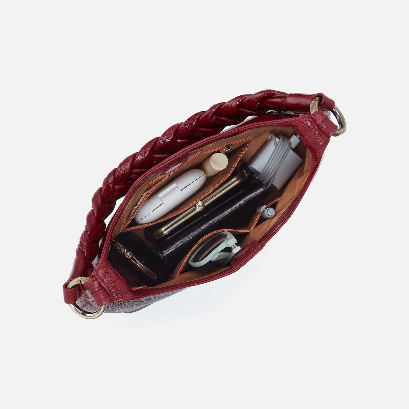 Hobo Madison Shoulder Garnet Gloss sold by Orleans Shoe Co. product image thumbnail 2
