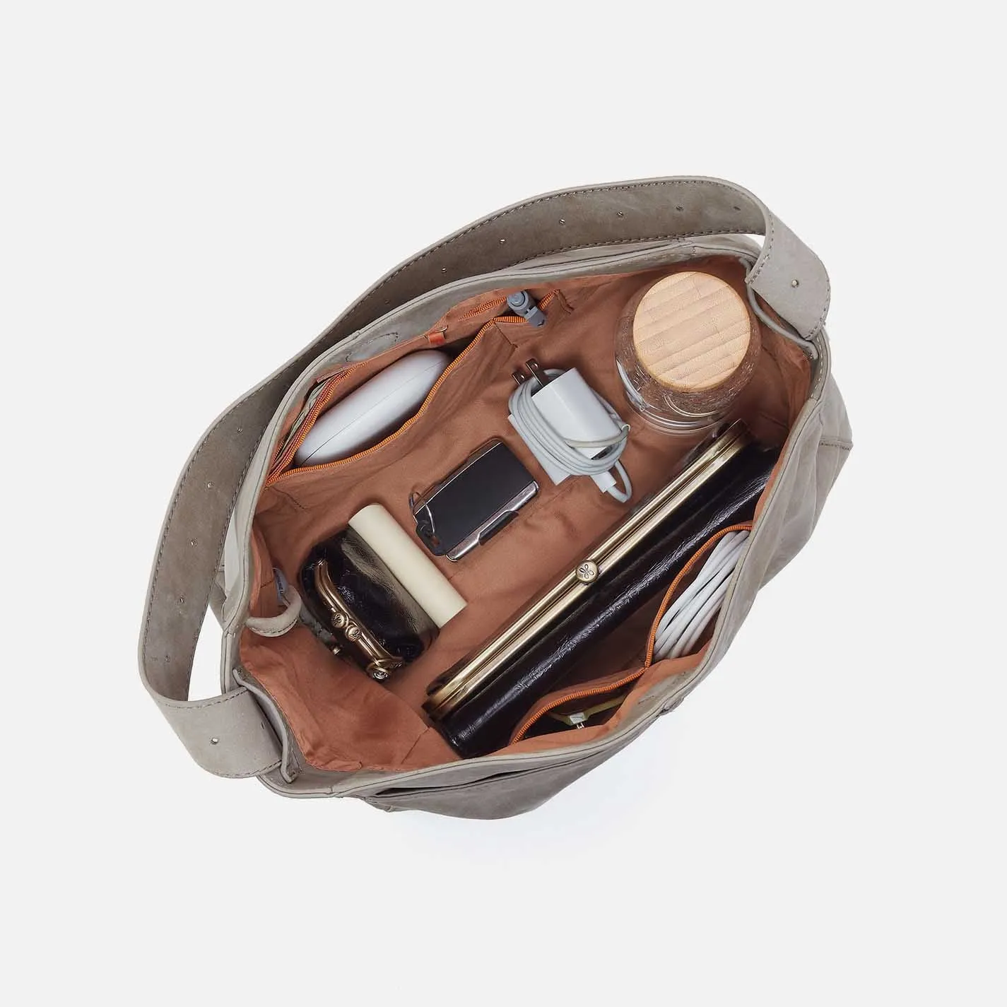 Hobo Render Shoulder Bag Golden Granite sold by Orleans Shoe Co. product image thumbnail 2