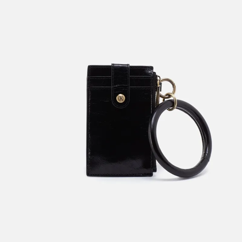 Hobo Ring Credit Card Wristlet Black sold by Orleans Shoe Co.