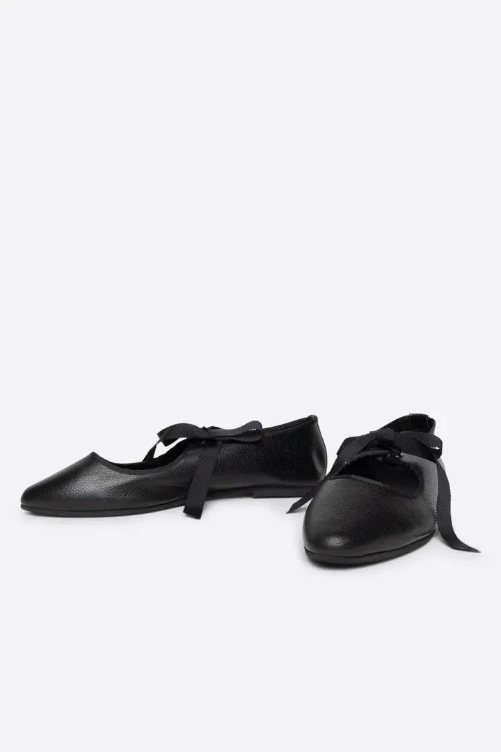 Intentionally Blank Women's Valley Black Leather Sole Ballet Flat sold by Orleans Shoe Co. product image thumbnail 2