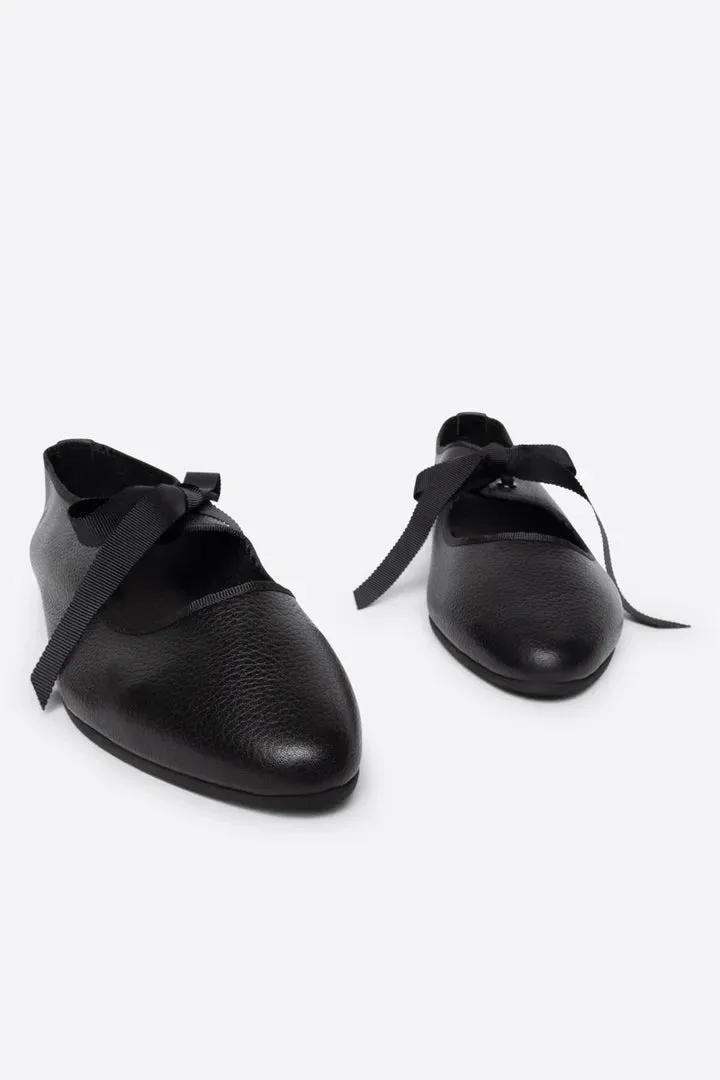 Intentionally Blank Women's Valley Black Leather Sole Ballet Flat sold by Orleans Shoe Co. product image thumbnail 3