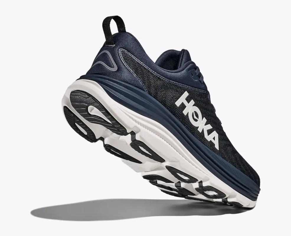 Hoka Men's Gaviota 5 Varsity Navy White sold by Orleans Shoe Co.