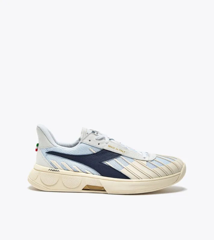 Diadora Women's B. Elite Star White Blue Corsair sold by Orleans Shoe Co.