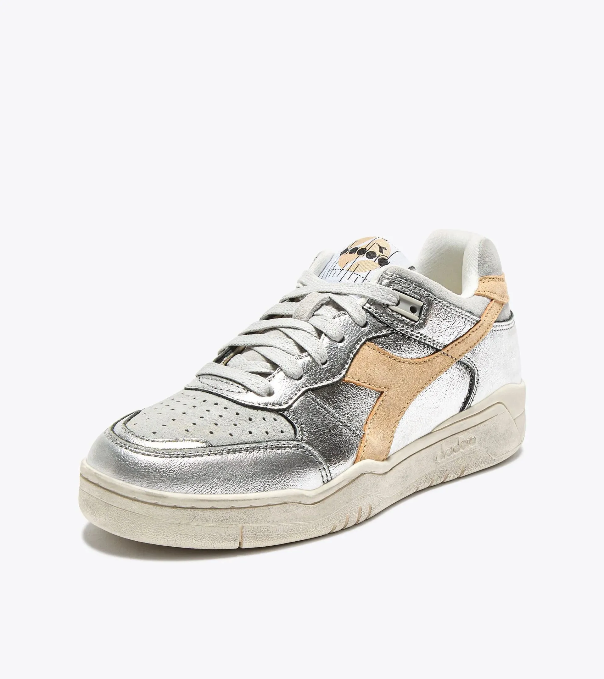 Diadora Heritage Women's B.560 Metal S Used Aluminum sold by Orleans Shoe Co. product image thumbnail 2