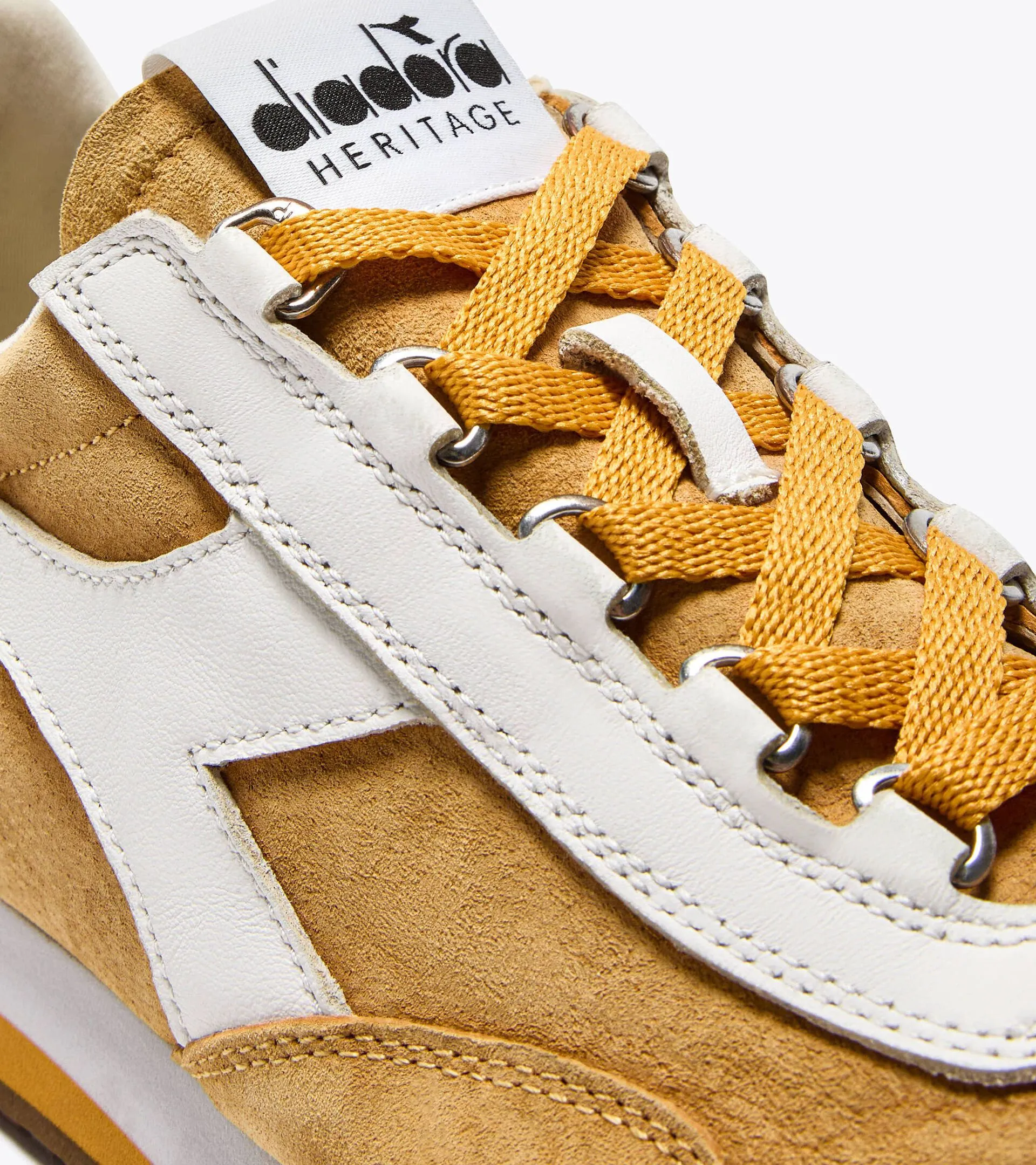 Diadora Heritage Women's Equipe '75 SW Yellow Straw sold by Orleans Shoe Co. product image thumbnail 5