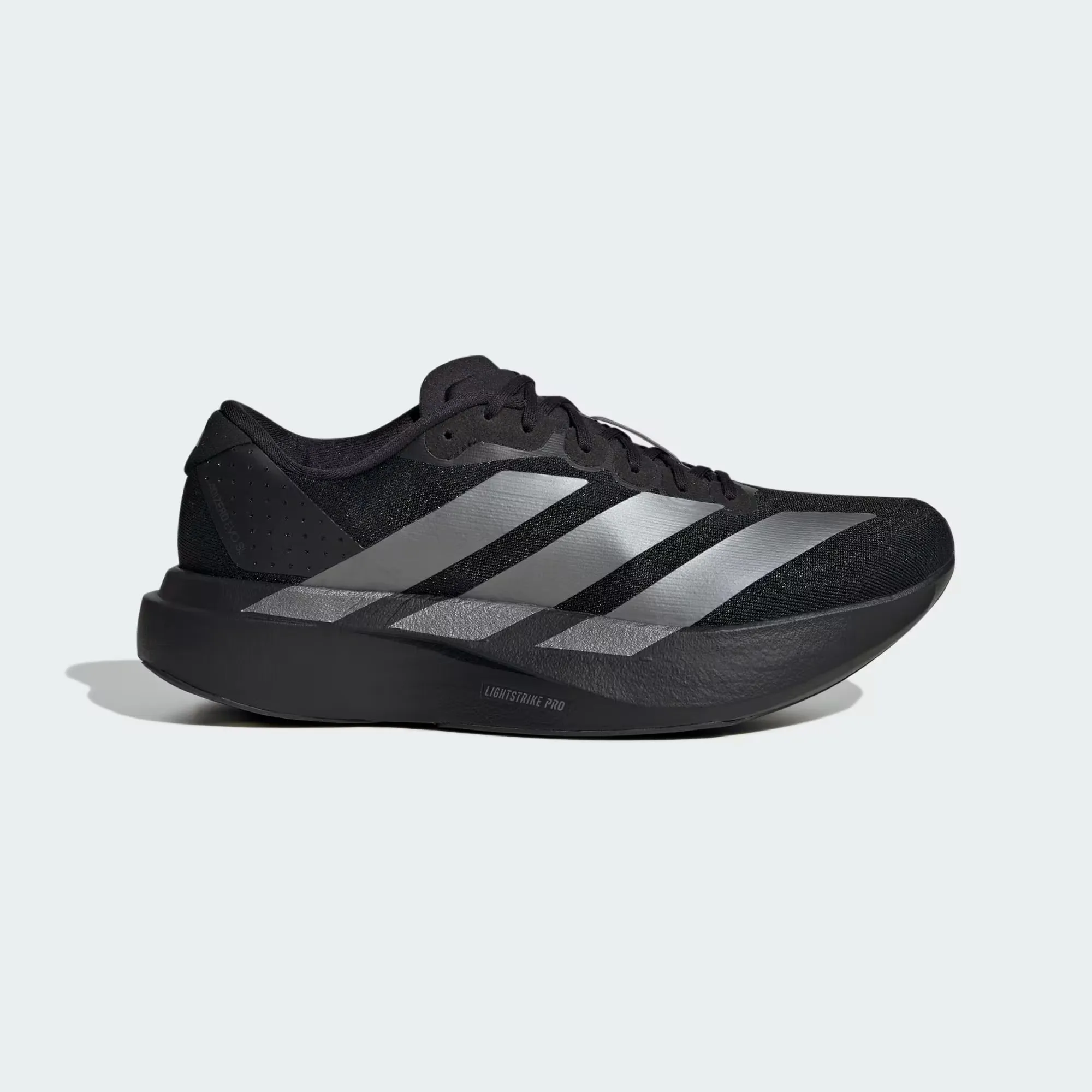 Adidas Women's Adizero Evo SL Black Iron Metallic Core Black JP7147 sold by Orleans Shoe Co.