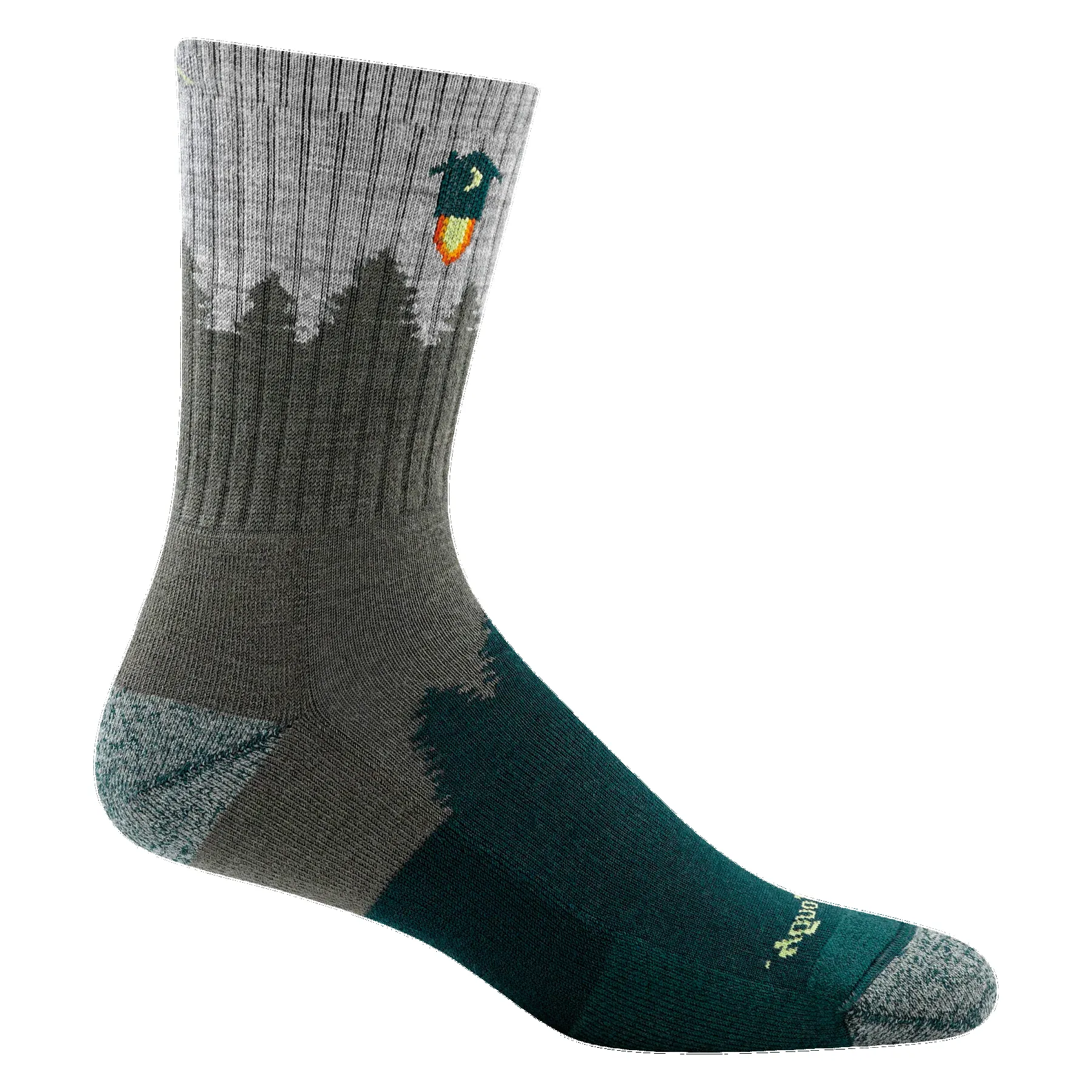 Darn Tough Vermont Men's Number 2 Micro Crew Midweight Hiking Socks Green 1974 sold by Orleans Shoe Co.