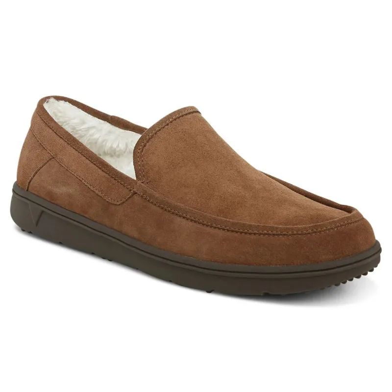 Vionic Men's Gustavo Toffee Suede sold by Orleans Shoe Co.