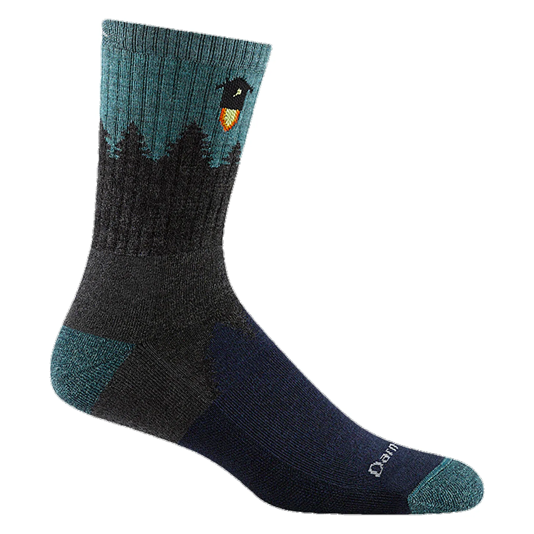 Darn Tough Vermont Men's Number 2 Micro Crew Midweight Hiking Socks Gray 1974 sold by Orleans Shoe Co.