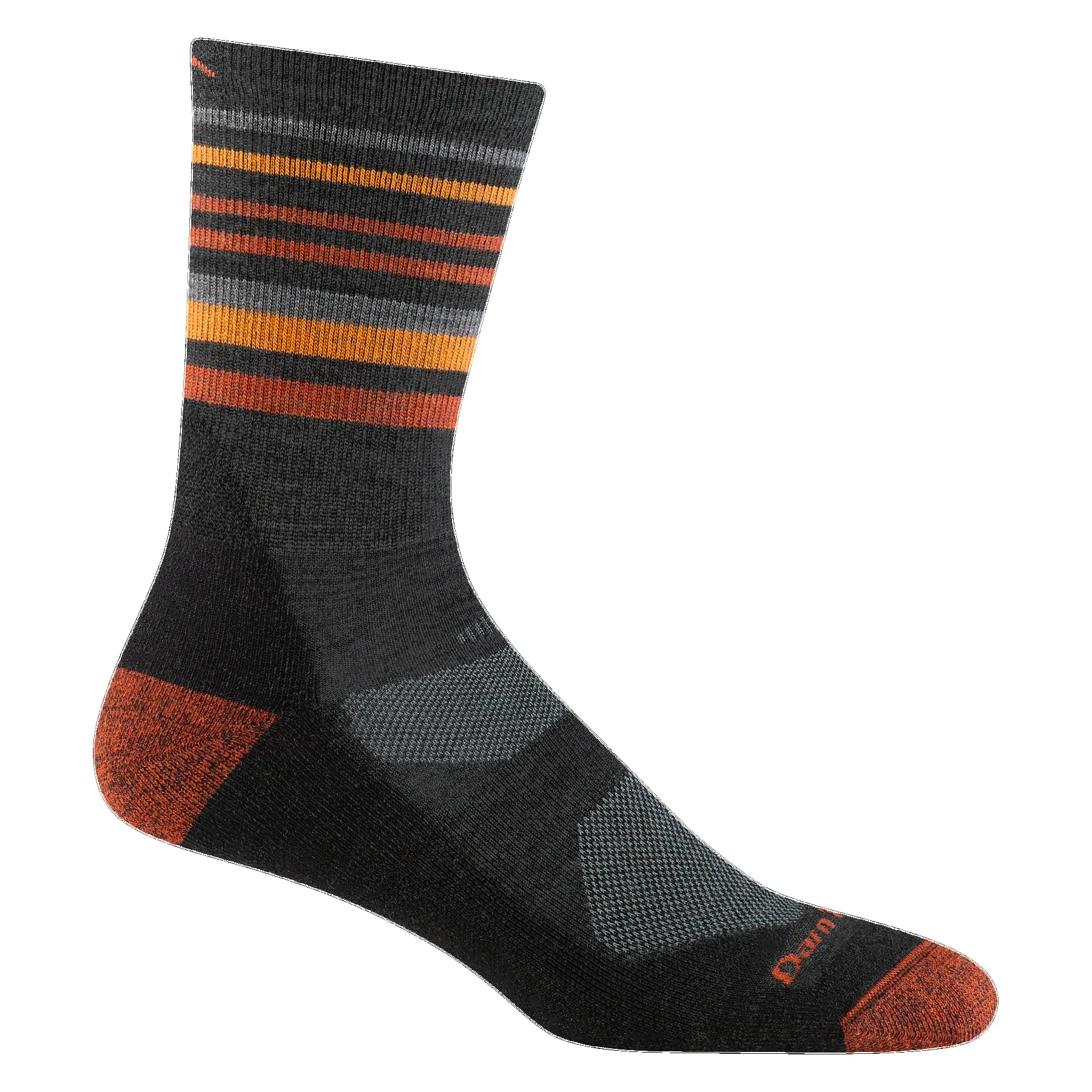 Darn Tough Vermont Men's Fastpack Micro Crew Lightweight Hiking Socks Charcoal 5012 sold by Orleans Shoe Co.