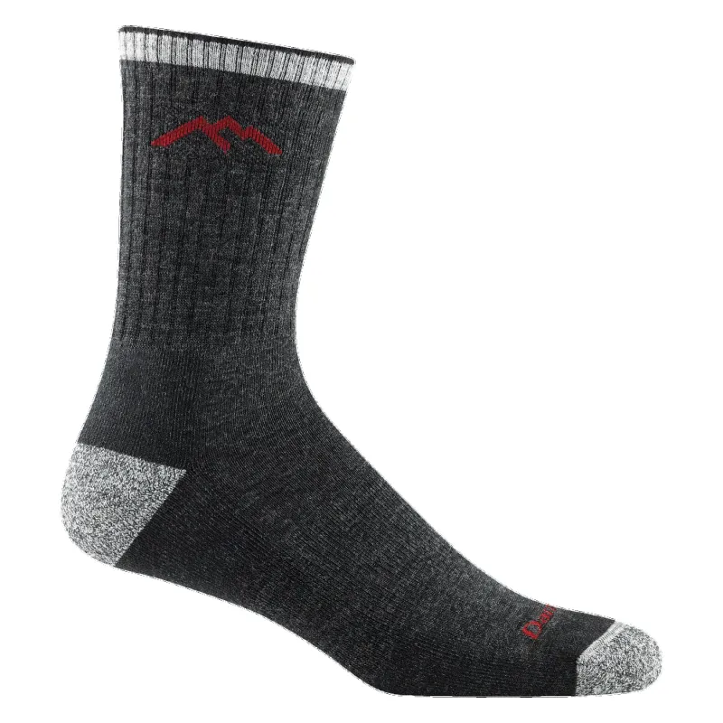 Darn Tough Vermont Men's Hiker Micro Crew Midweight Hiking Socks Black 1466 sold by Orleans Shoe Co.