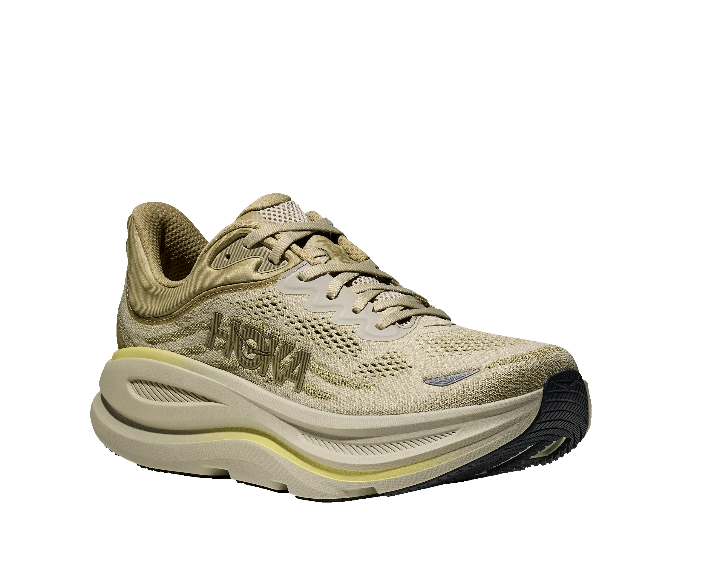 Hoka Men's Bondi 9 Grassland Oyster Mushroom sold by Orleans Shoe Co. product image thumbnail 2