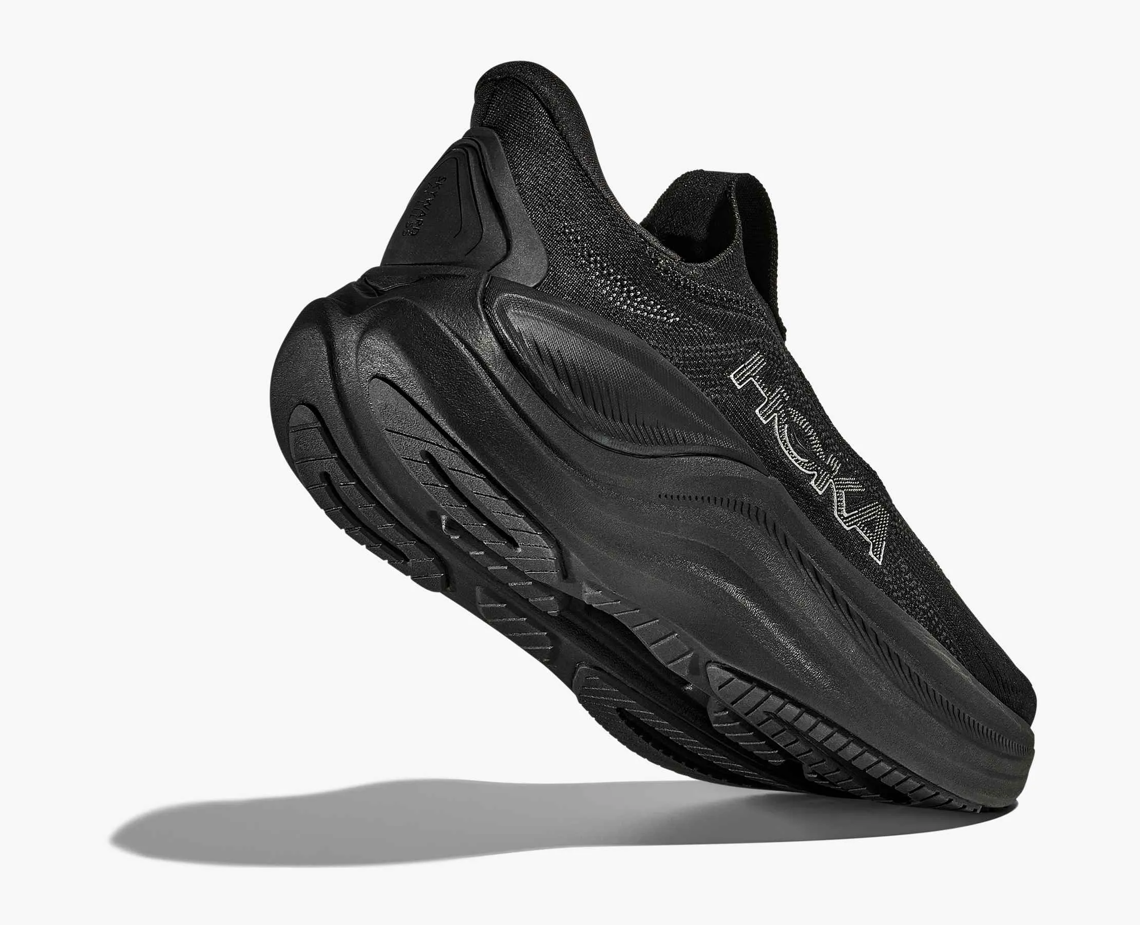 Hoka Women's Skyward Laceless Black Black sold by Orleans Shoe Co.