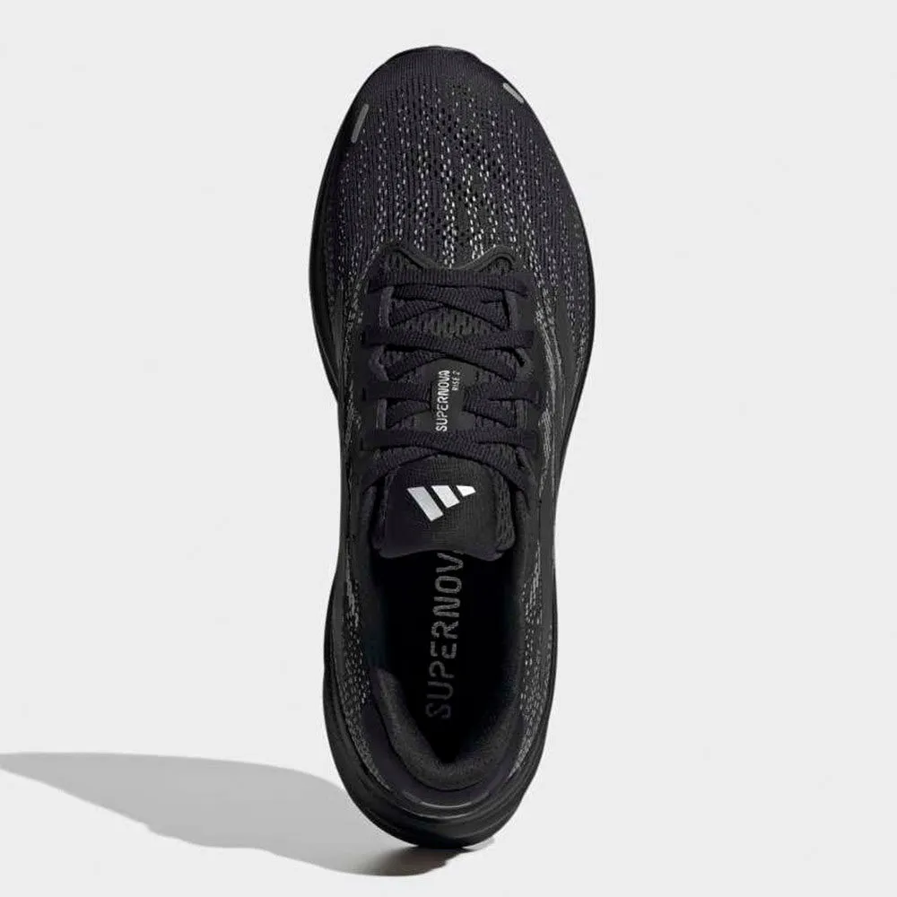 Adidas Men's Supernova Rise 2 Black Black Silver Metallic JQ7707 sold by Orleans Shoe Co. product image thumbnail 4