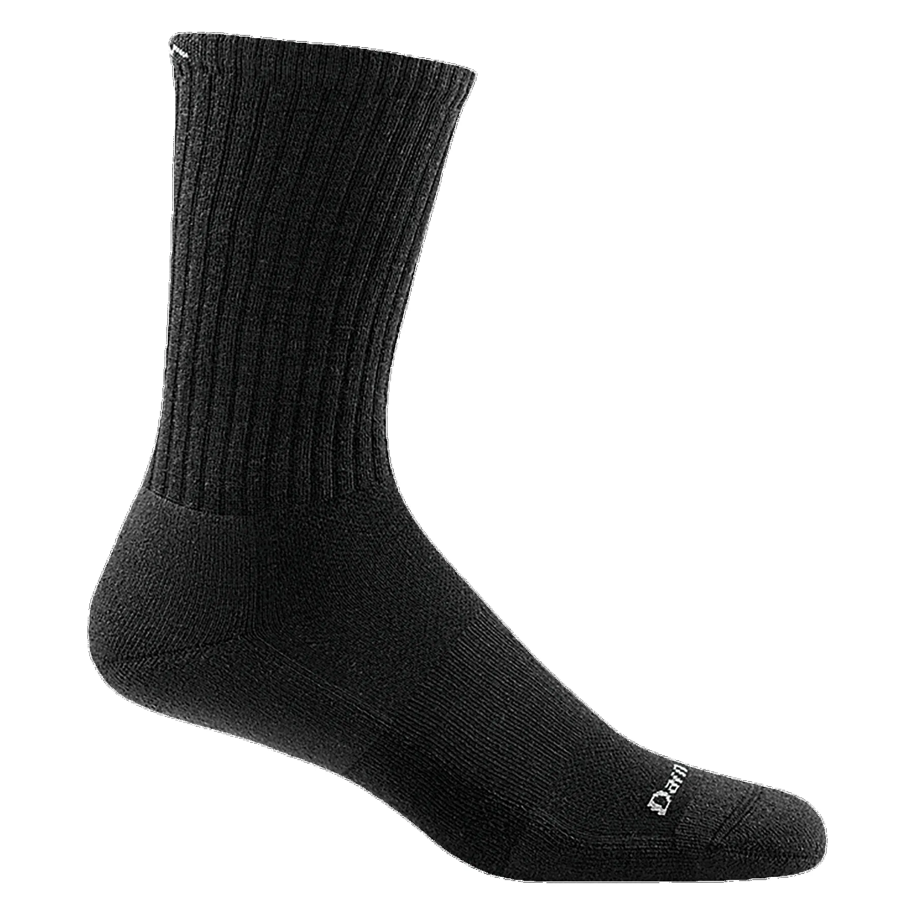 Darn Tough Vermont Men's The Standard Crew Lightweight Lifestyle Sock Black 1680 sold by Orleans Shoe Co.