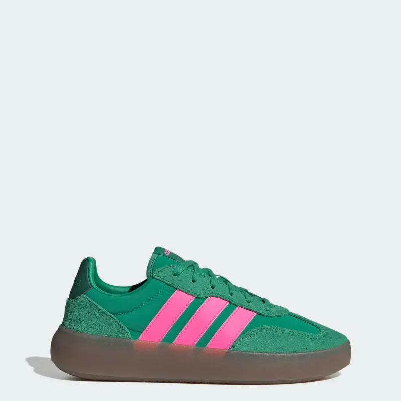 Adidas Women's Barreda Decode Semi Court Green Lucid Pink Collegiate Green JR3540 sold by Orleans Shoe Co.