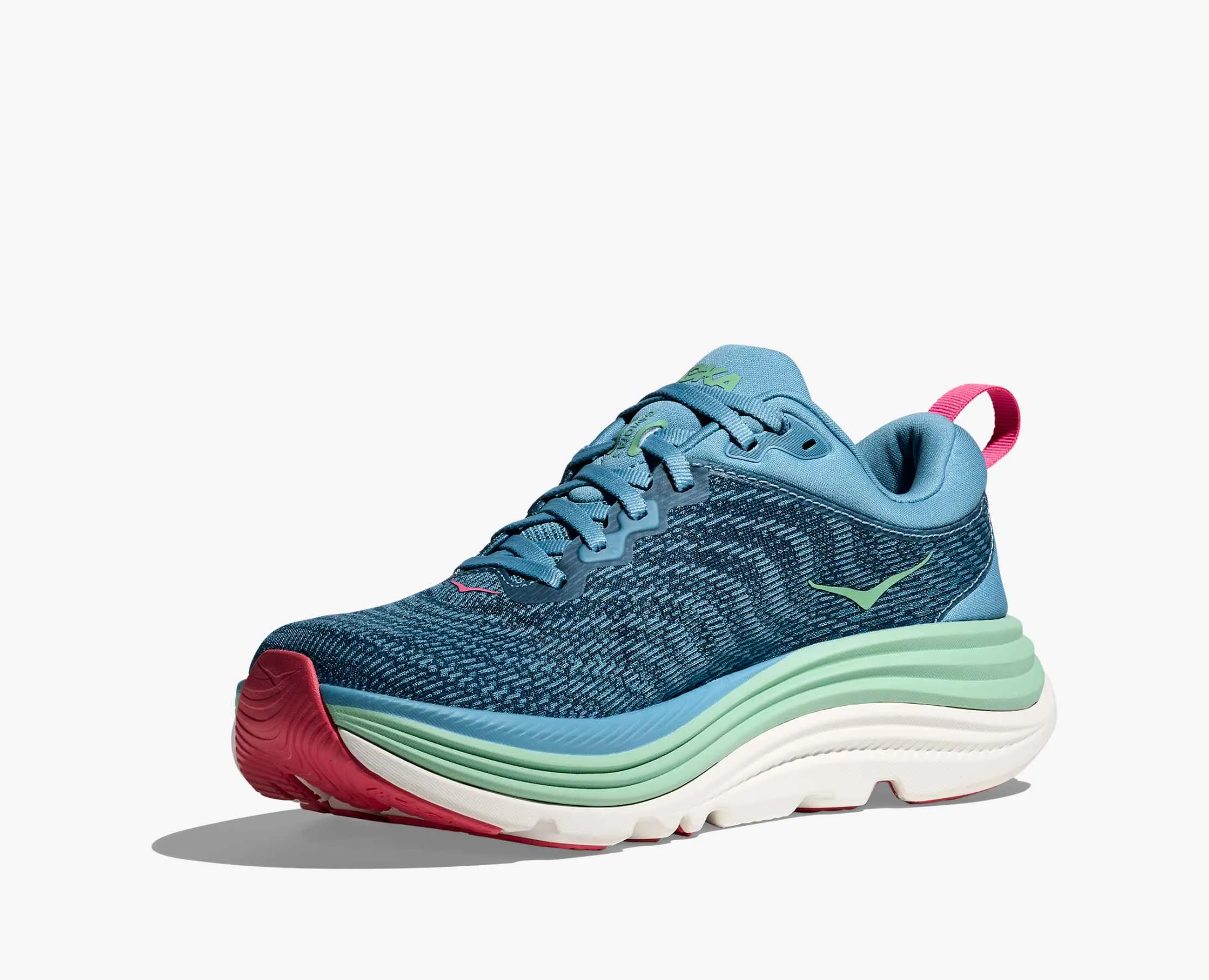 Hoka Women's Gaviota 5 Alpine Blue Jadeite sold by Orleans Shoe Co. product image thumbnail 3