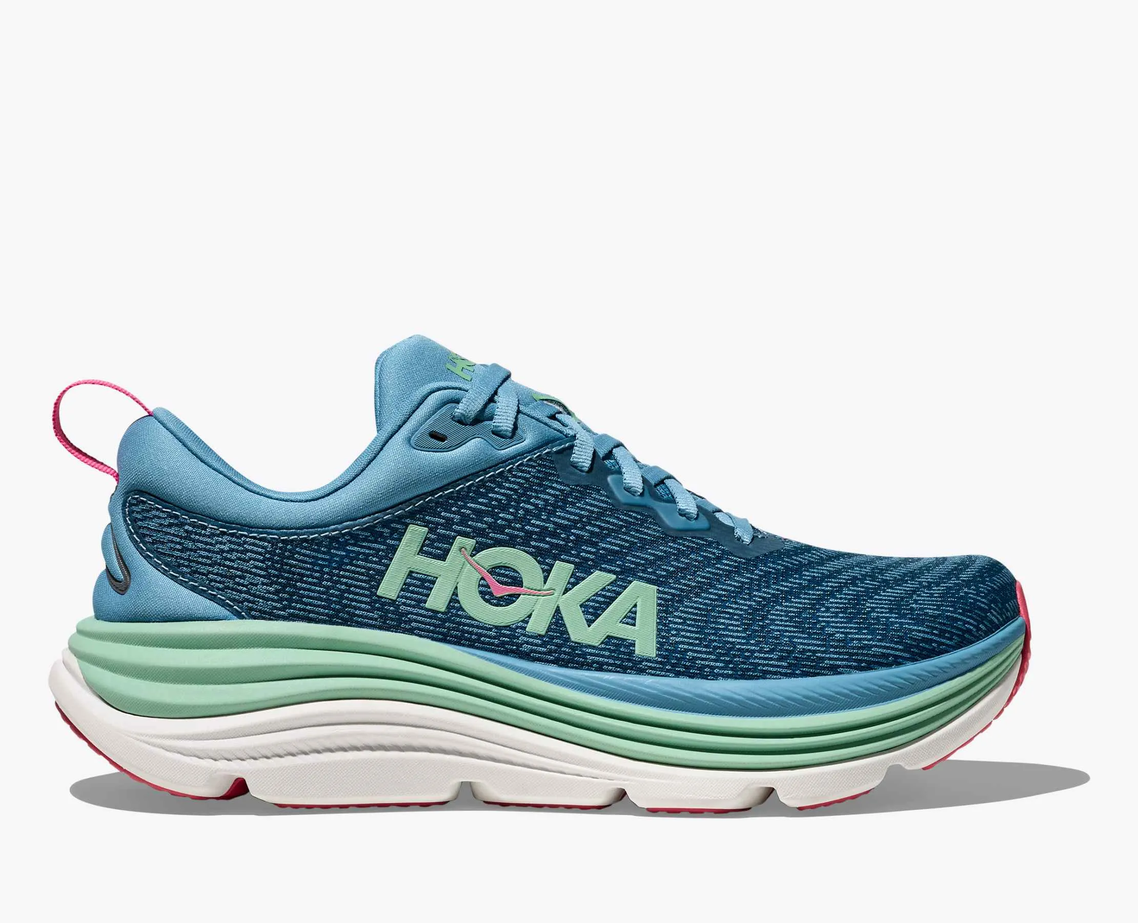 Hoka Women's Gaviota 5 Alpine Blue Jadeite sold by Orleans Shoe Co. product image thumbnail 2