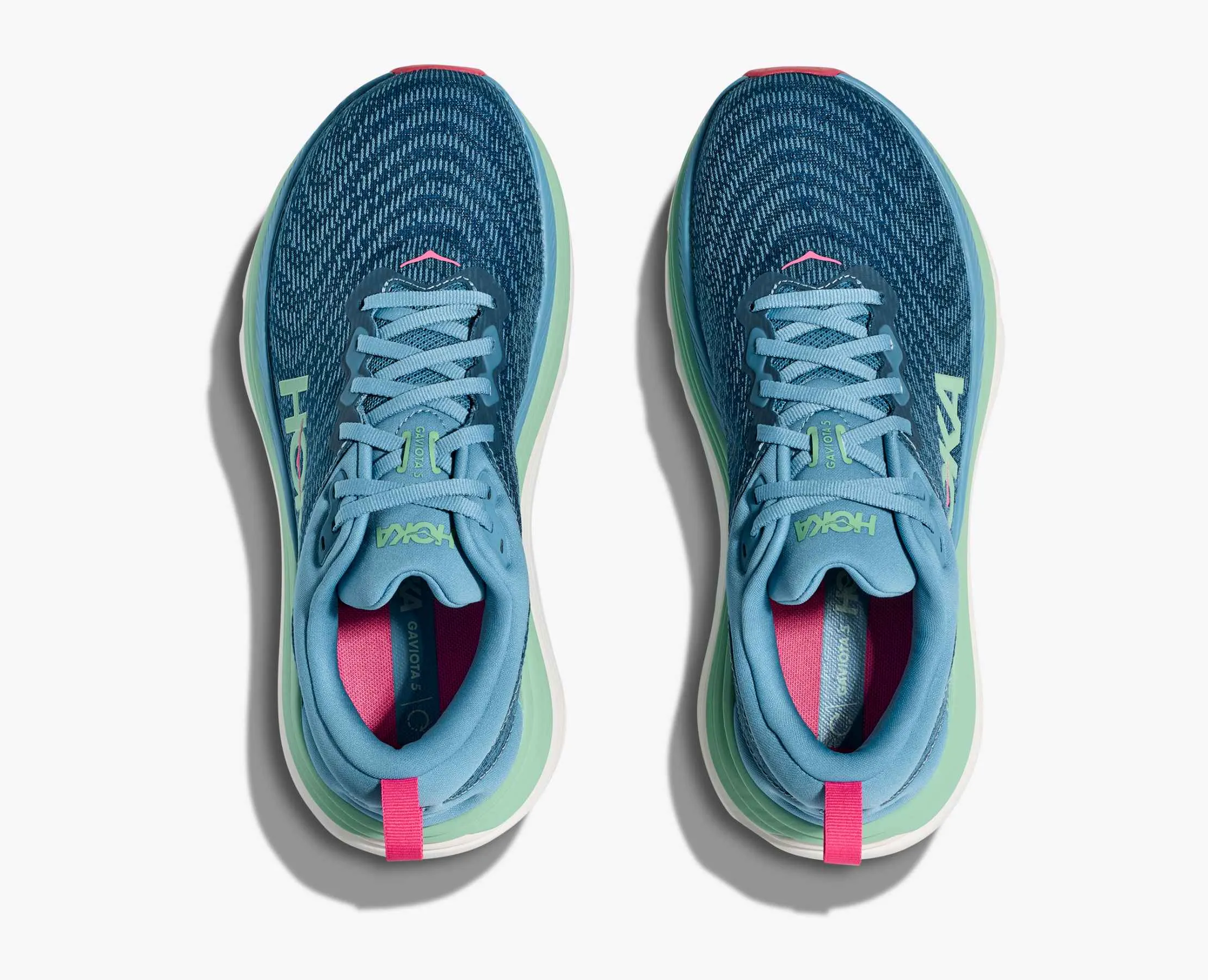 Hoka Women's Gaviota 5 Alpine Blue Jadeite sold by Orleans Shoe Co. product image thumbnail 4