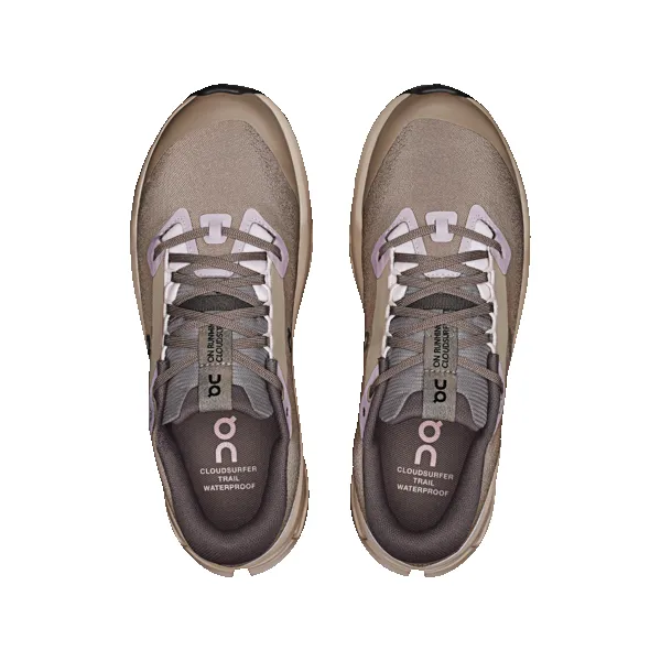 On Women's Cloudsurfer Trail 2 Waterproof Cinder Desert sold by Orleans Shoe Co. product image thumbnail 4