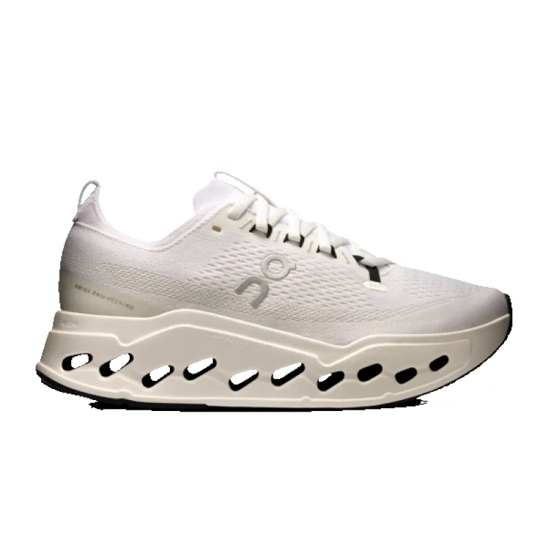 On Women's Cloudsurfer Max White White sold by Orleans Shoe Co.