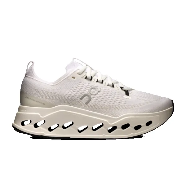 On Women's Cloudsurfer Max White White sold by Orleans Shoe Co.