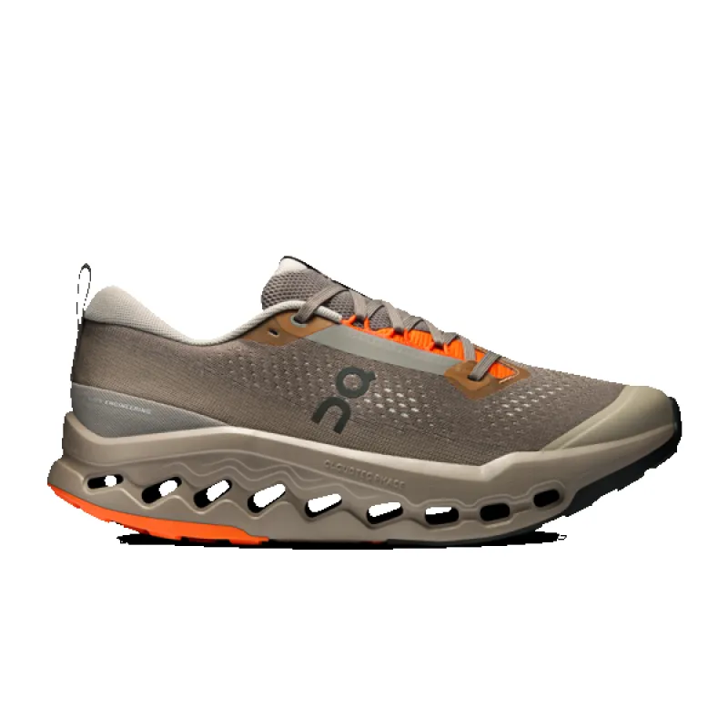 On Men's Cloudsurfer Trail 2 Eclipse Cinder sold by Orleans Shoe Co.