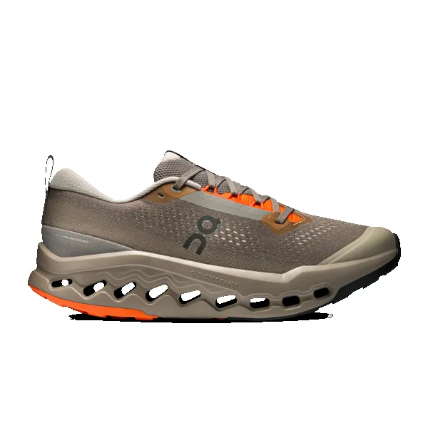 On Men's Cloudsurfer Trail 2 Eclipse Cinder sold by Orleans Shoe Co.
