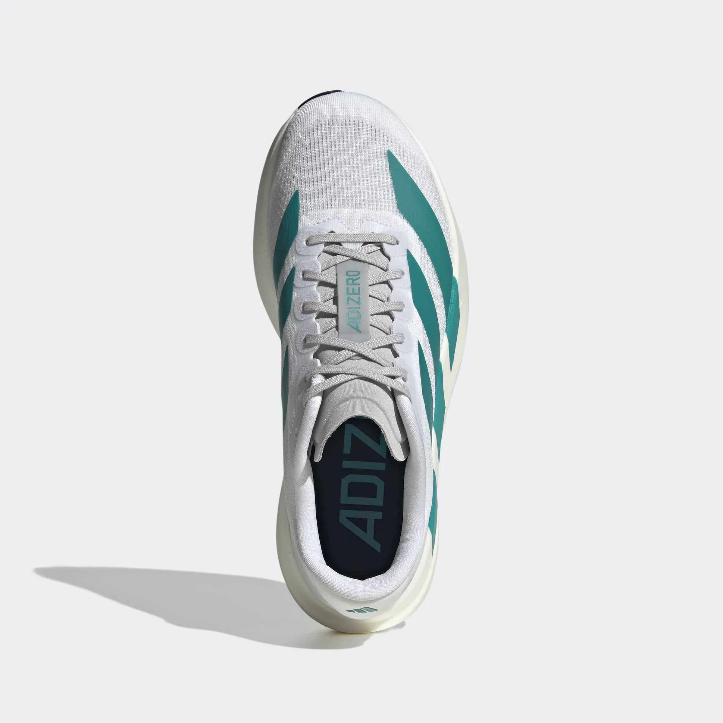 Adidas Women's Adizero Evo SL Cloud White Pure Teal Grey Two JS4451 sold by Orleans Shoe Co. product image thumbnail 4