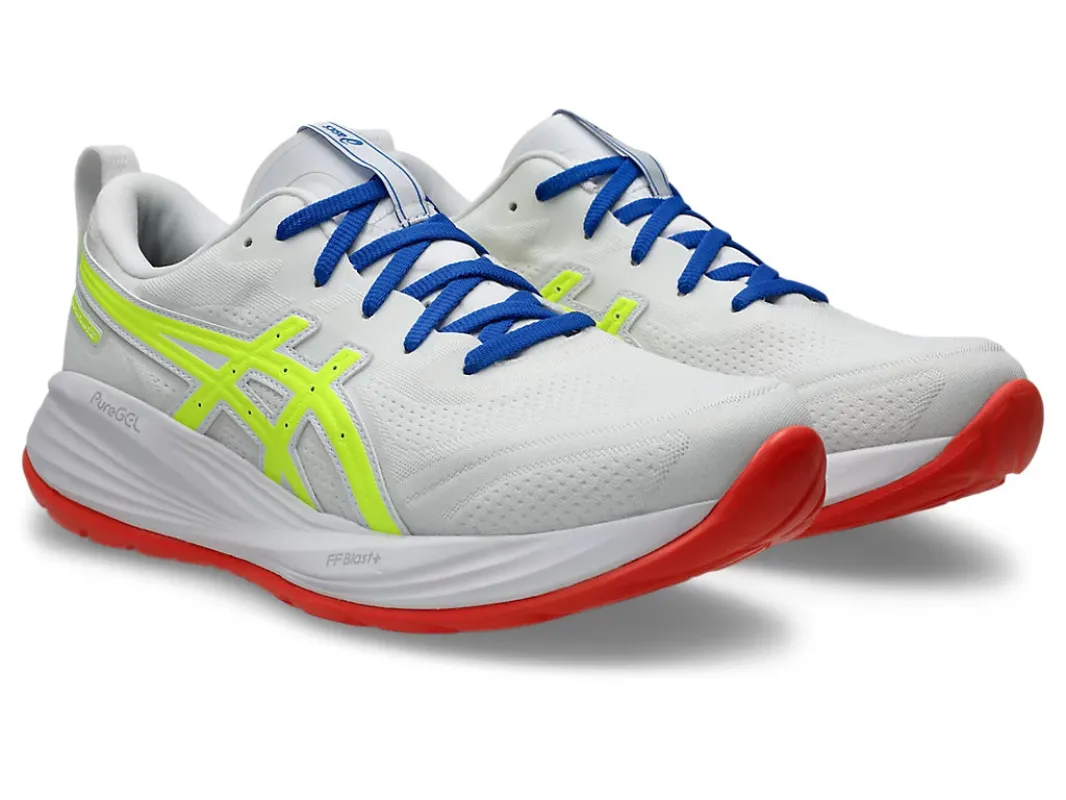 Asics Men's Gel-Cumulus 27 ATC White Safety Yellow sold by Orleans Shoe Co.