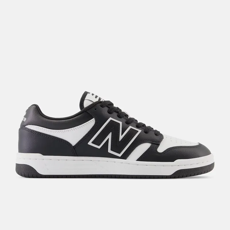 New Balance Unisex BB480LBA White Black sold by Orleans Shoe Co.