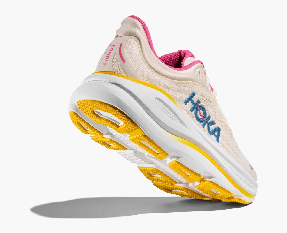 Hoka Women's Bondi 9 Alabaster Birch sold by Orleans Shoe Co.