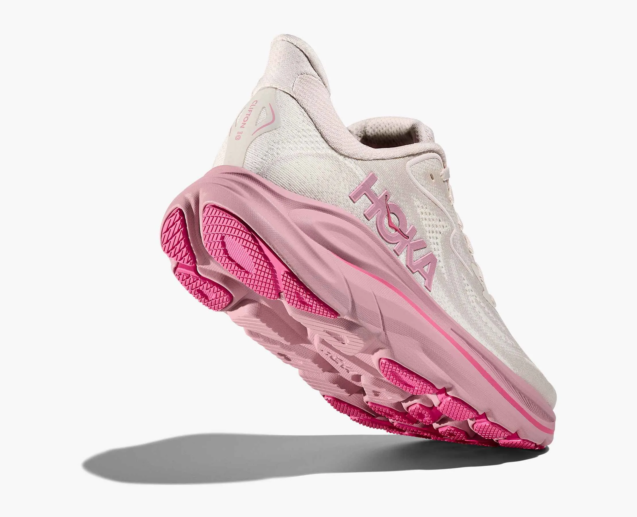 Hoka Women's Clifton 10 Rose Cream Dried Rose sold by Orleans Shoe Co.
