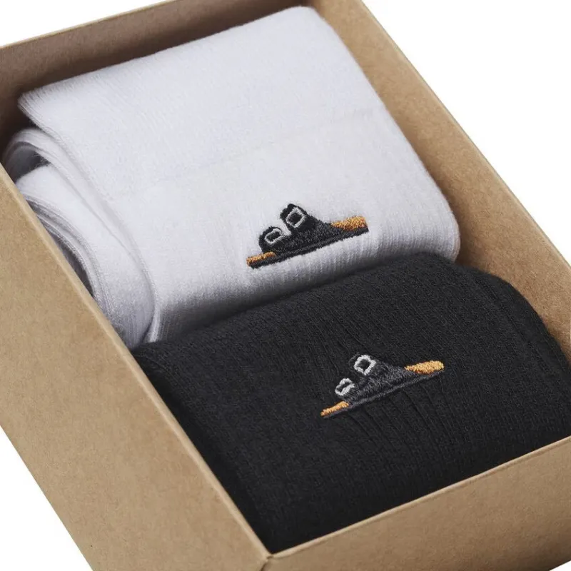 Birkenstock Unisex Cotton Rib Socks Multi Pack White Black made by Birkenstock