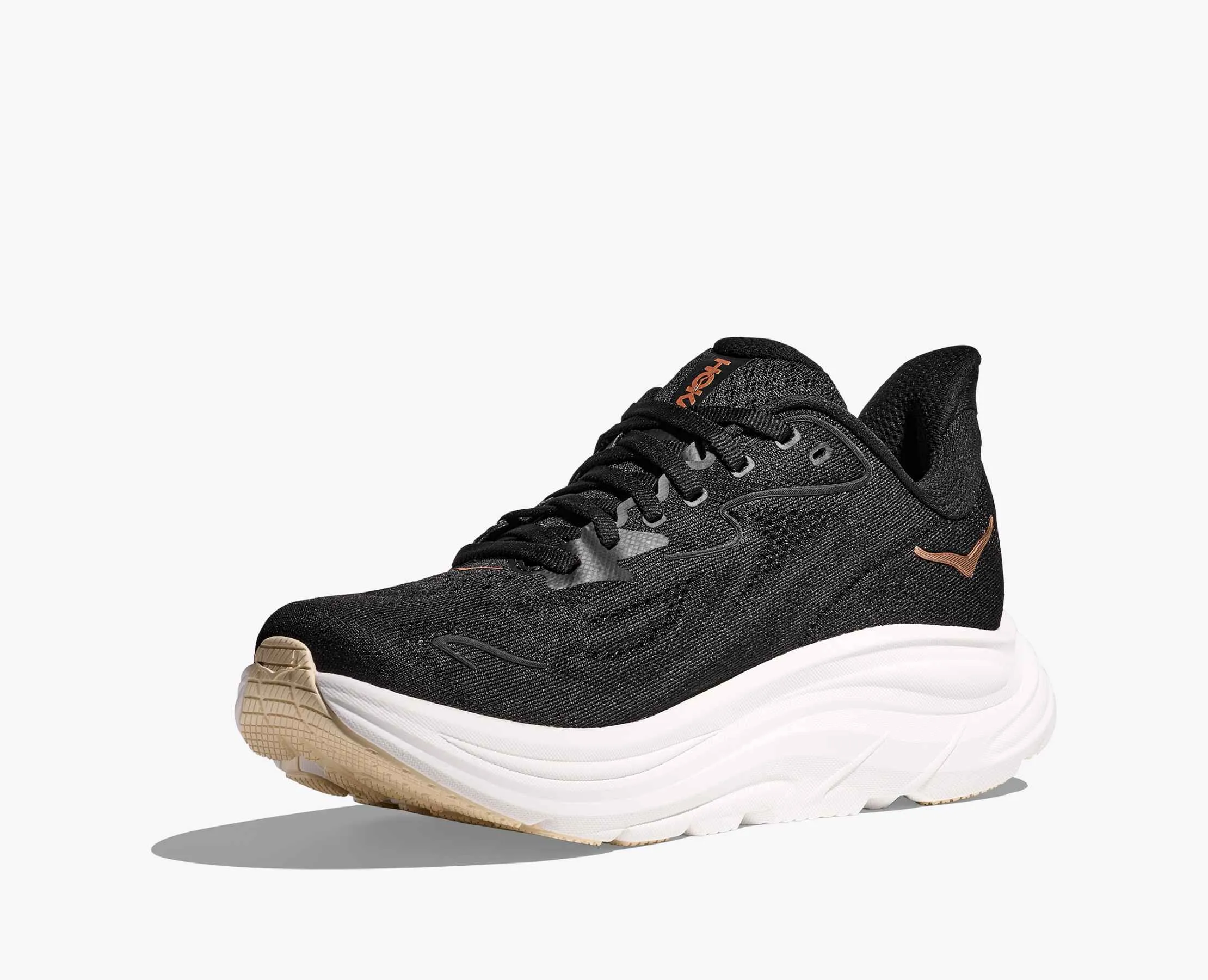 Hoka Women's Clifton 10 Black Rose Gold sold by Orleans Shoe Co. product image thumbnail 3