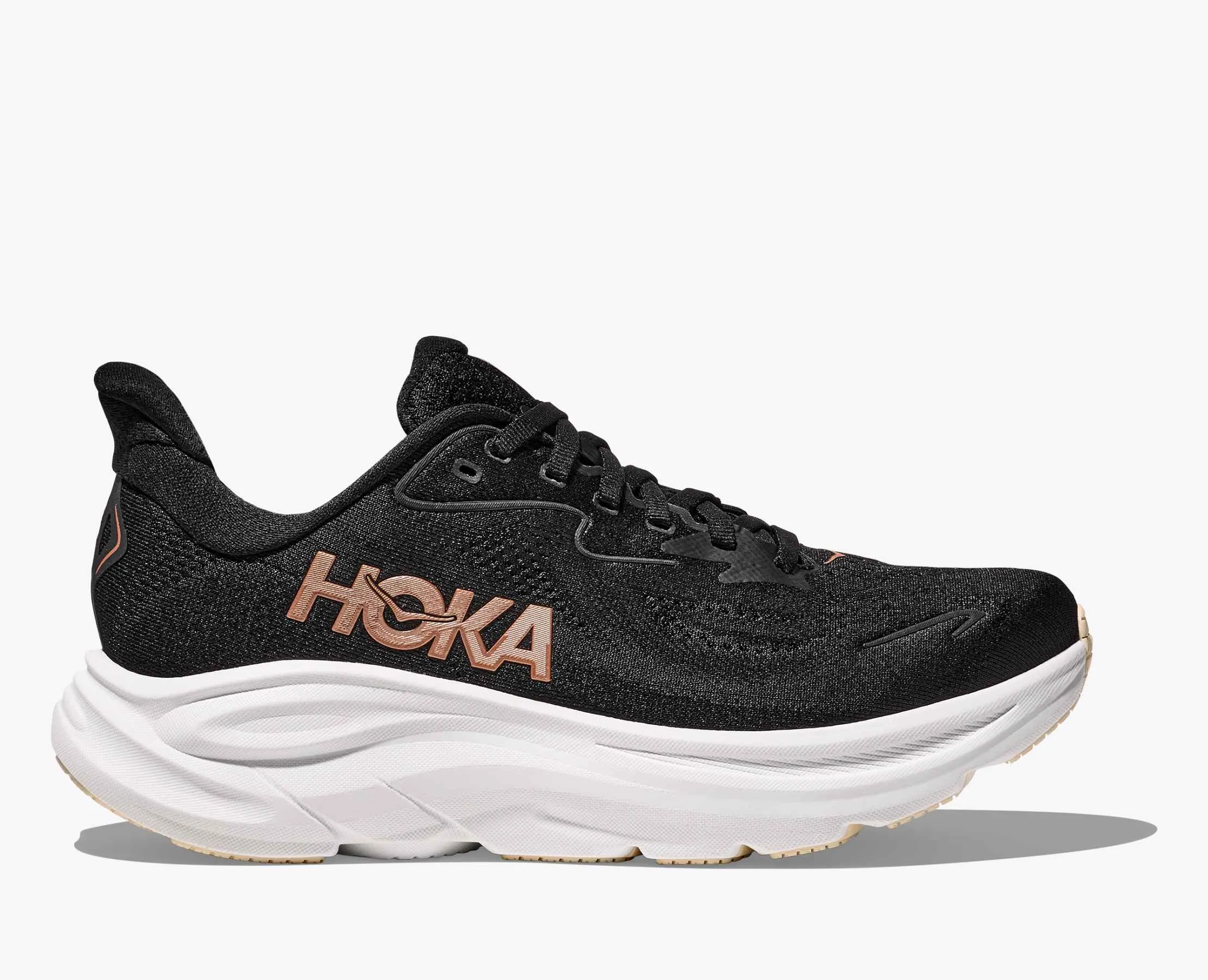Hoka Women's Clifton 10 Black Rose Gold sold by Orleans Shoe Co. product image thumbnail 2