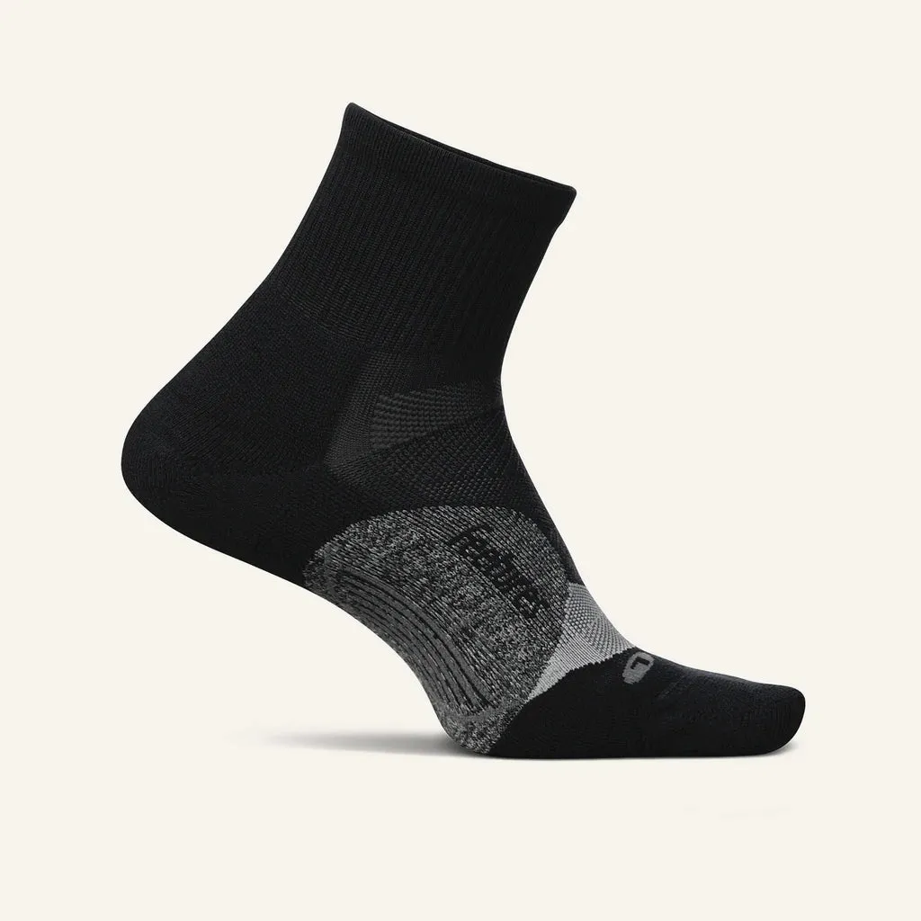 Feetures Elite Light Cushion Quarter Black sold by Orleans Shoe Co.